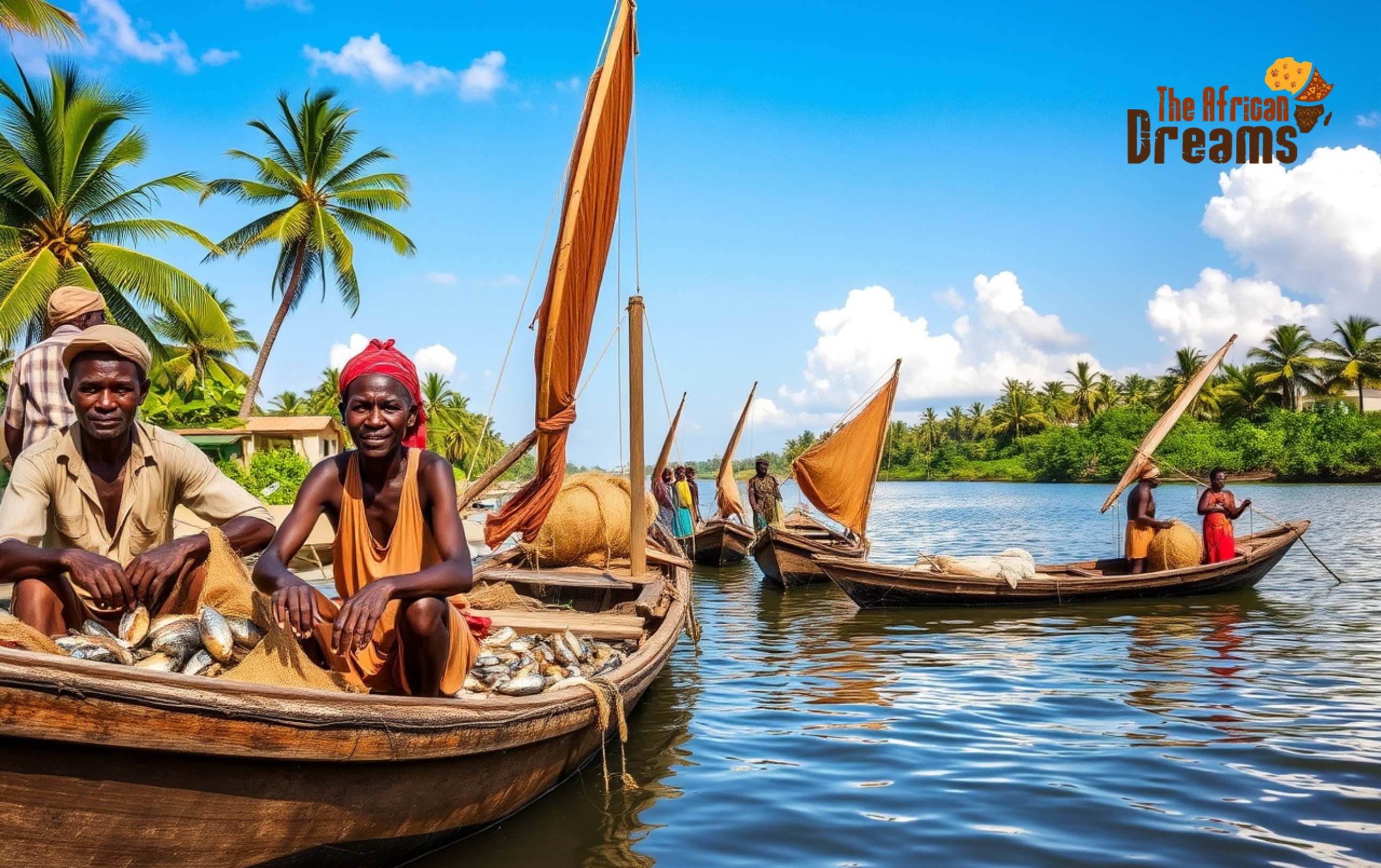 Fish Farming Revolution in Nigeria Fishermen boats in Nigeria
