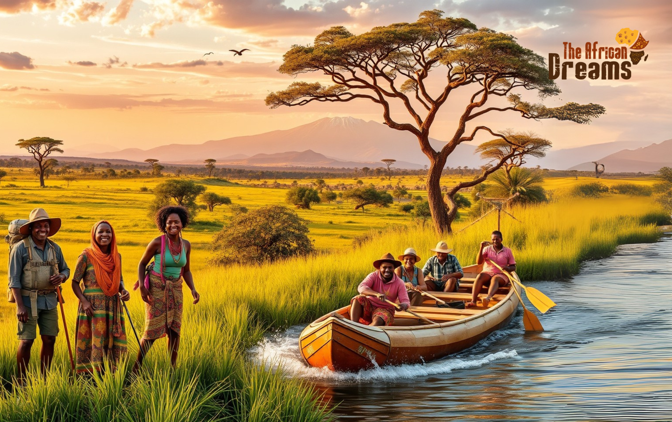 Top Outdoor Activities to Try in a Trip to Uganda People enjoying trekking and boating in Uganda trip