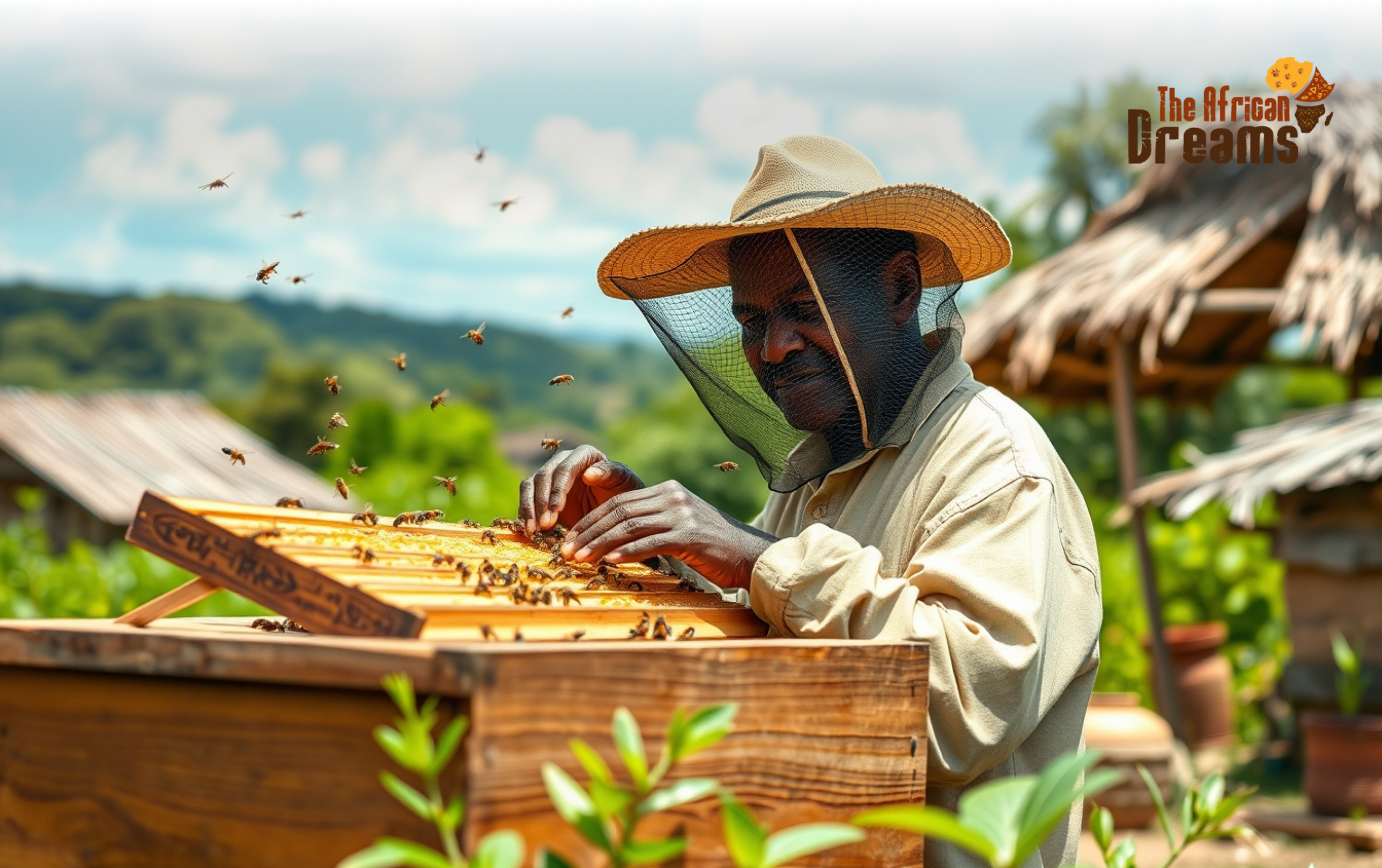 a beekeeper in Uganda