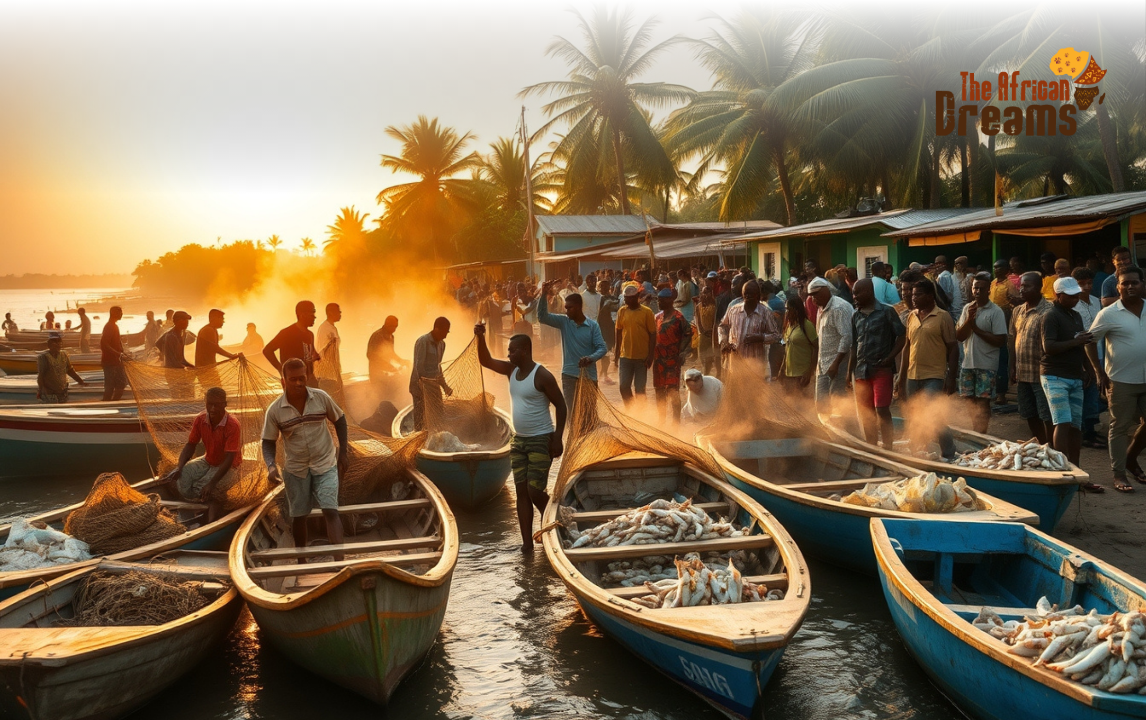 Gambia's fish market