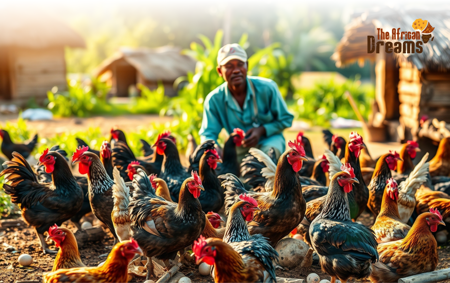 Poultry Farming as an Investment Opportunity in Sierra Leone a man in his poultry farm