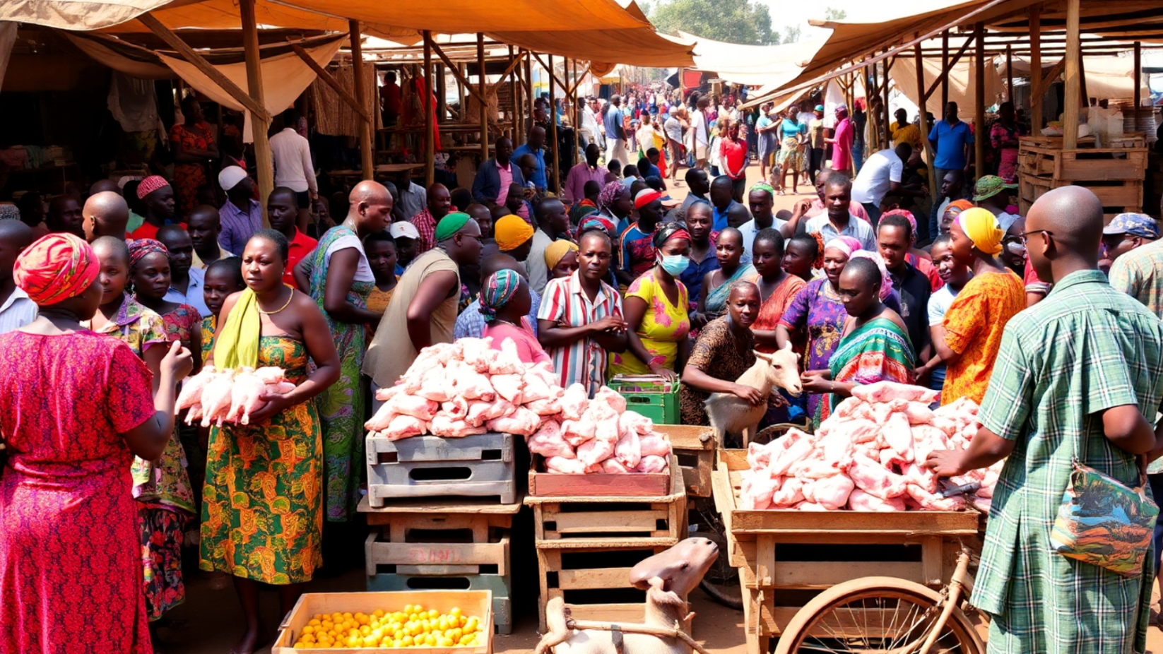 An illustration of the growing demand of poultry meat in Sierra Leone