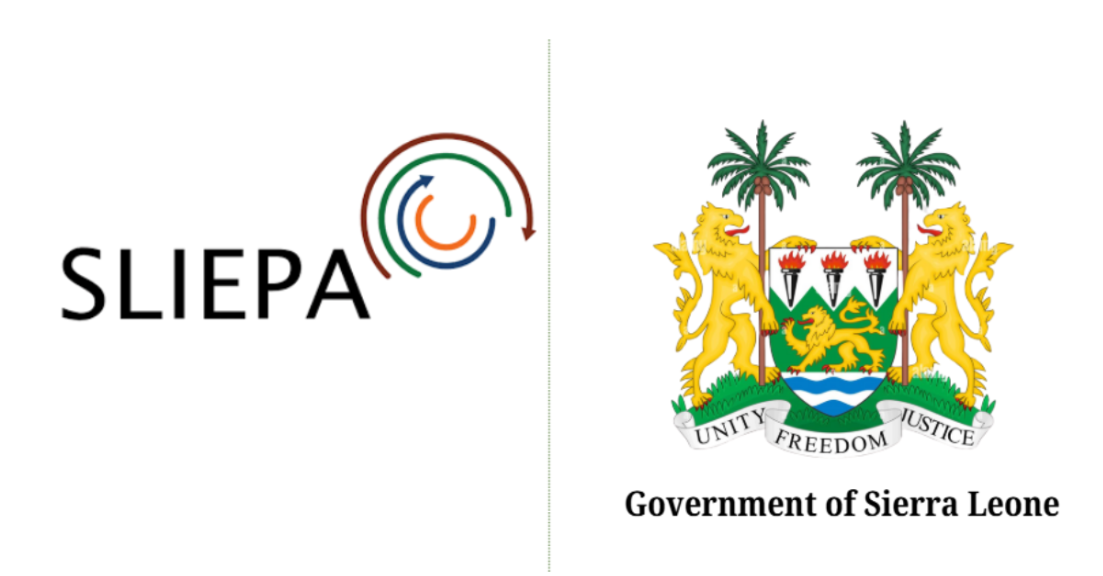 Logos for SLIEPA and the Government of Sierra Leone