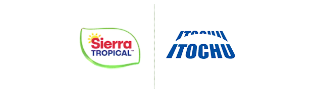 Logos for Sierra Tropical Ltd. and Itochu Corporation