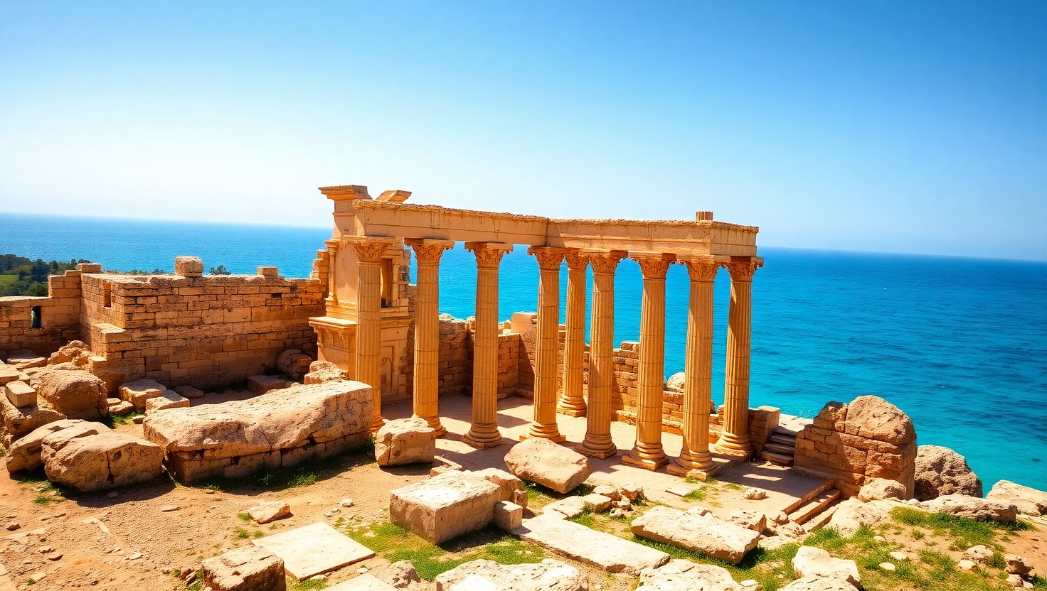 Lepis picturesque Leptis Magna