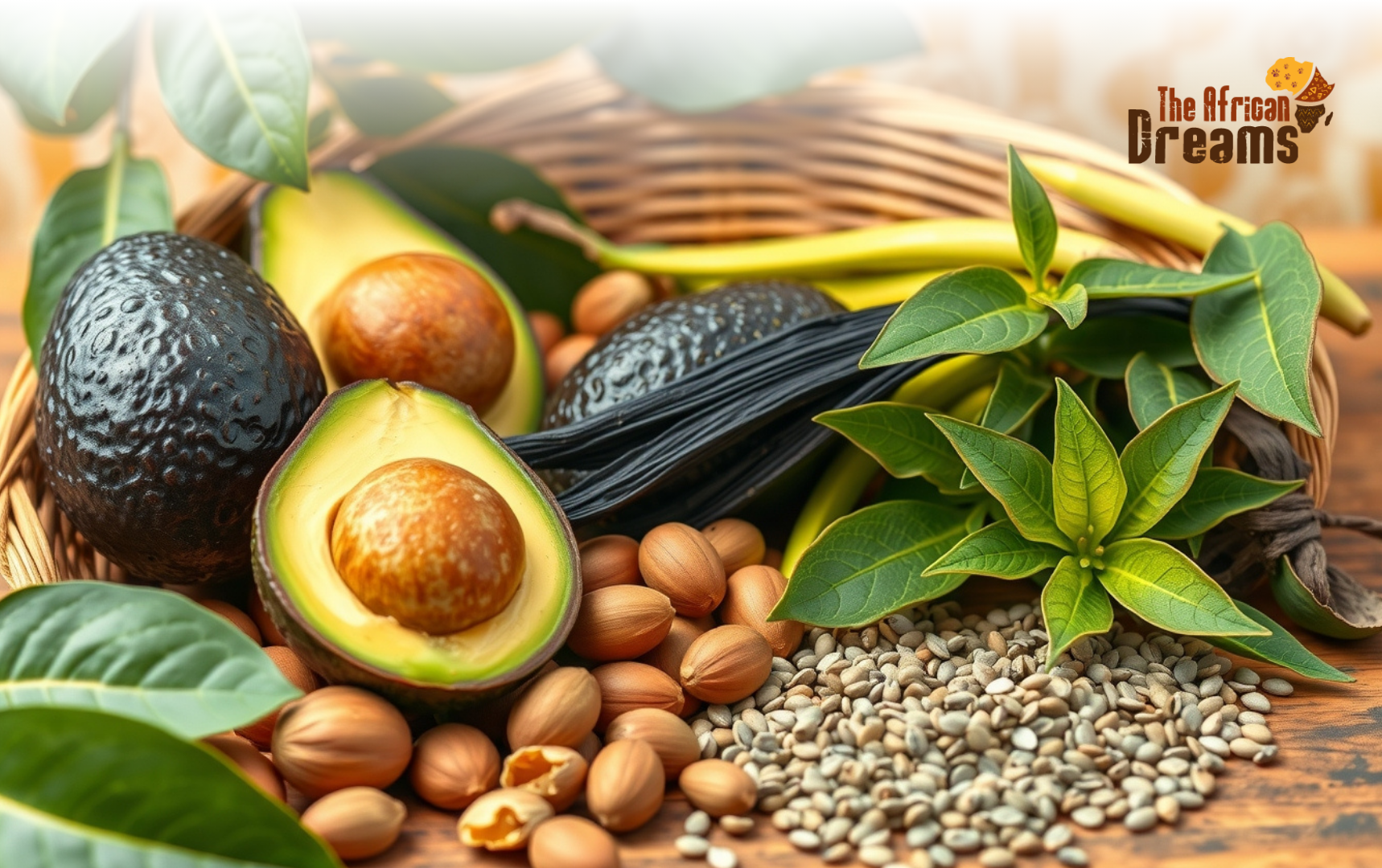 Uganda's emerging cash crops like Hass avocados, macadamia nuts, vanilla, stevia, and chia seeds.