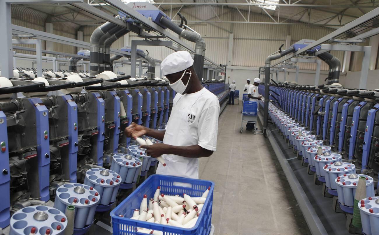 Industry cotton Zimbabwe Cotton spinning and ginnery mill