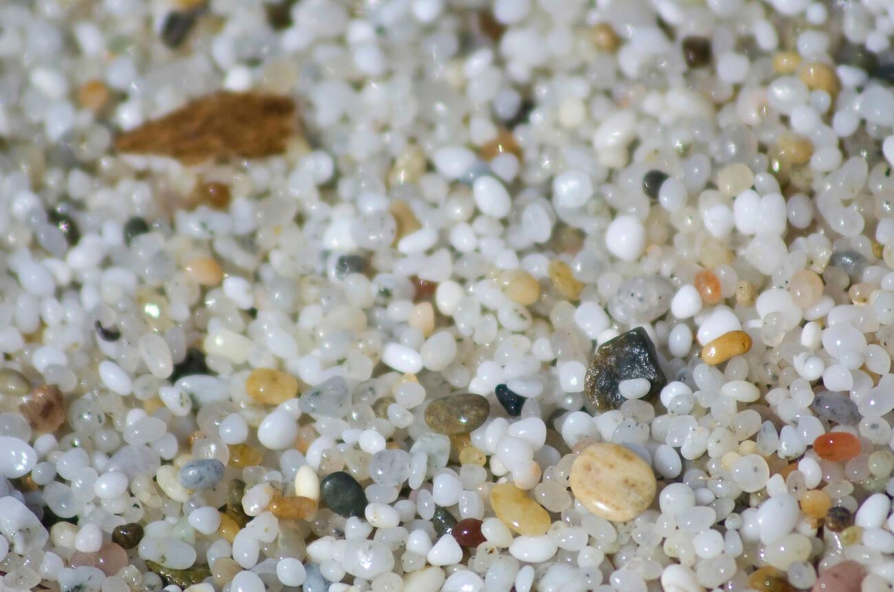Quartz sand, Is Aruttas, Cabras, Sinis, Provincia di Oristano, Oristanese, Sardinia, Italy Quartz sand, Is Aruttas, Cabras, Sinis, Provincia di Oristano, Oristanese, Sardinia, Italy