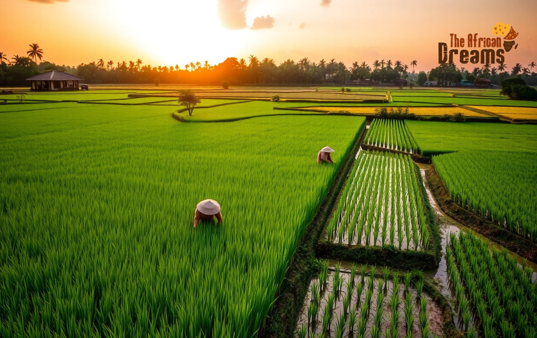 libera’s paddy field farmers are working on paddy field
