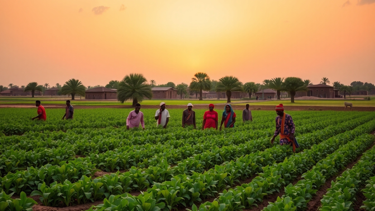 Agriculture, being a part of the Sudanese way of life visualized