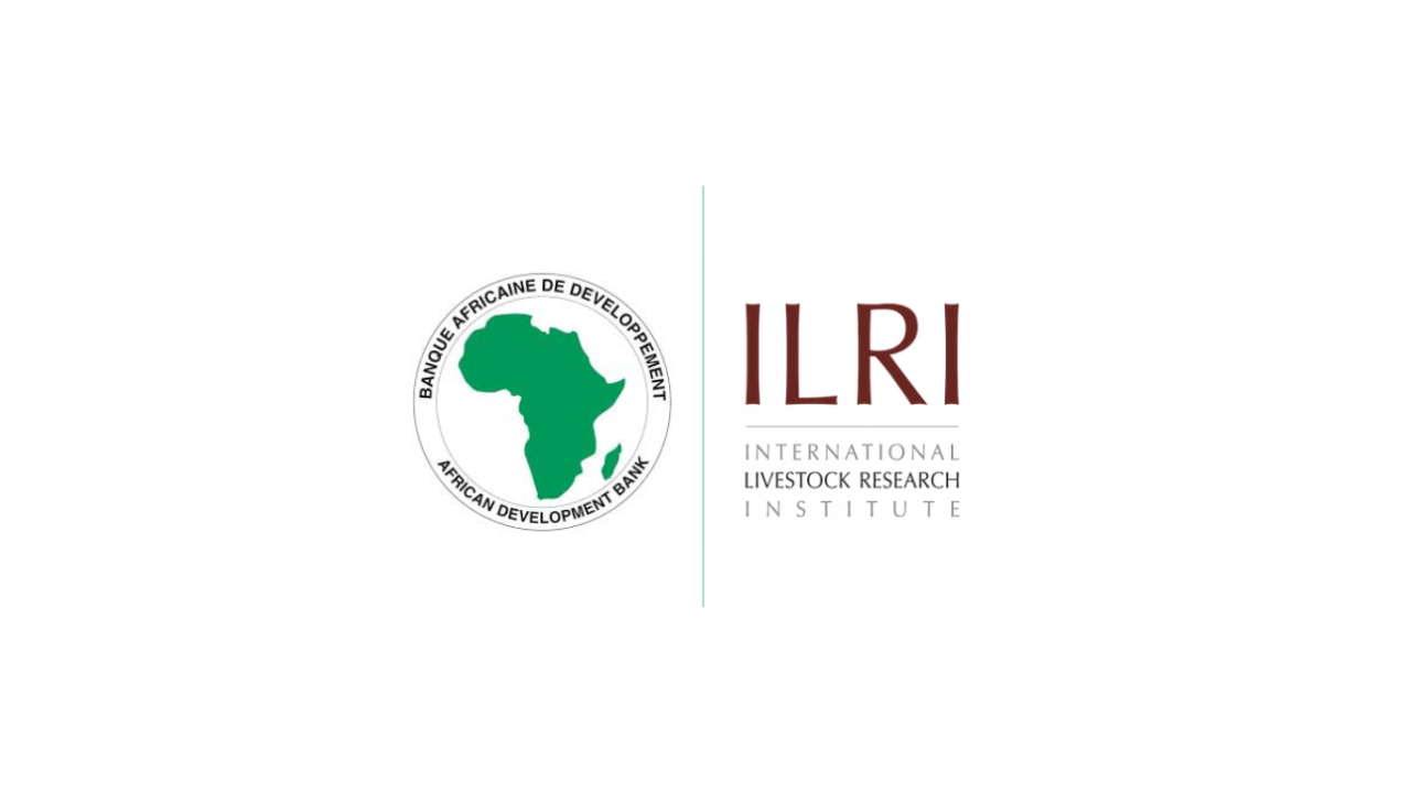 Logos of African Development Bank  and Internation Livestock Research Institute