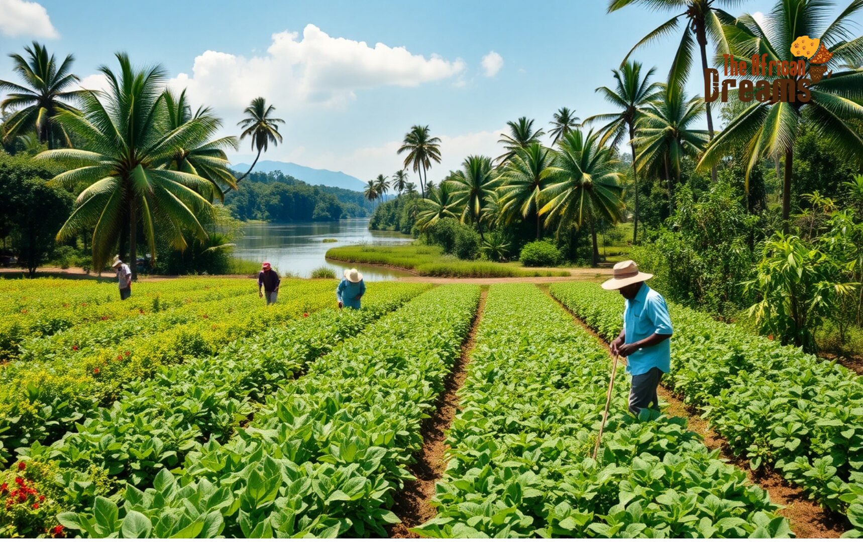 congo’s agri land farmers are working on farming land