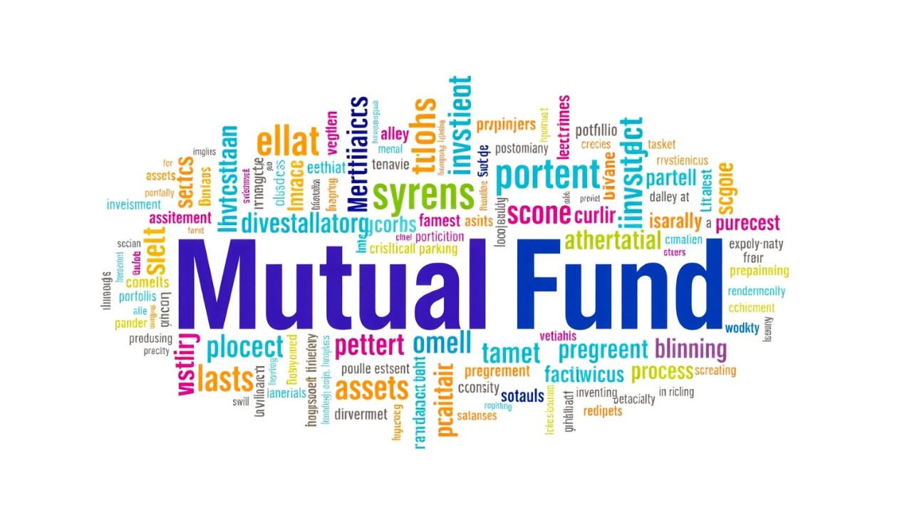 mutual fund text A word cloud centered on ‘Mutual Fund’ highlighting related terms