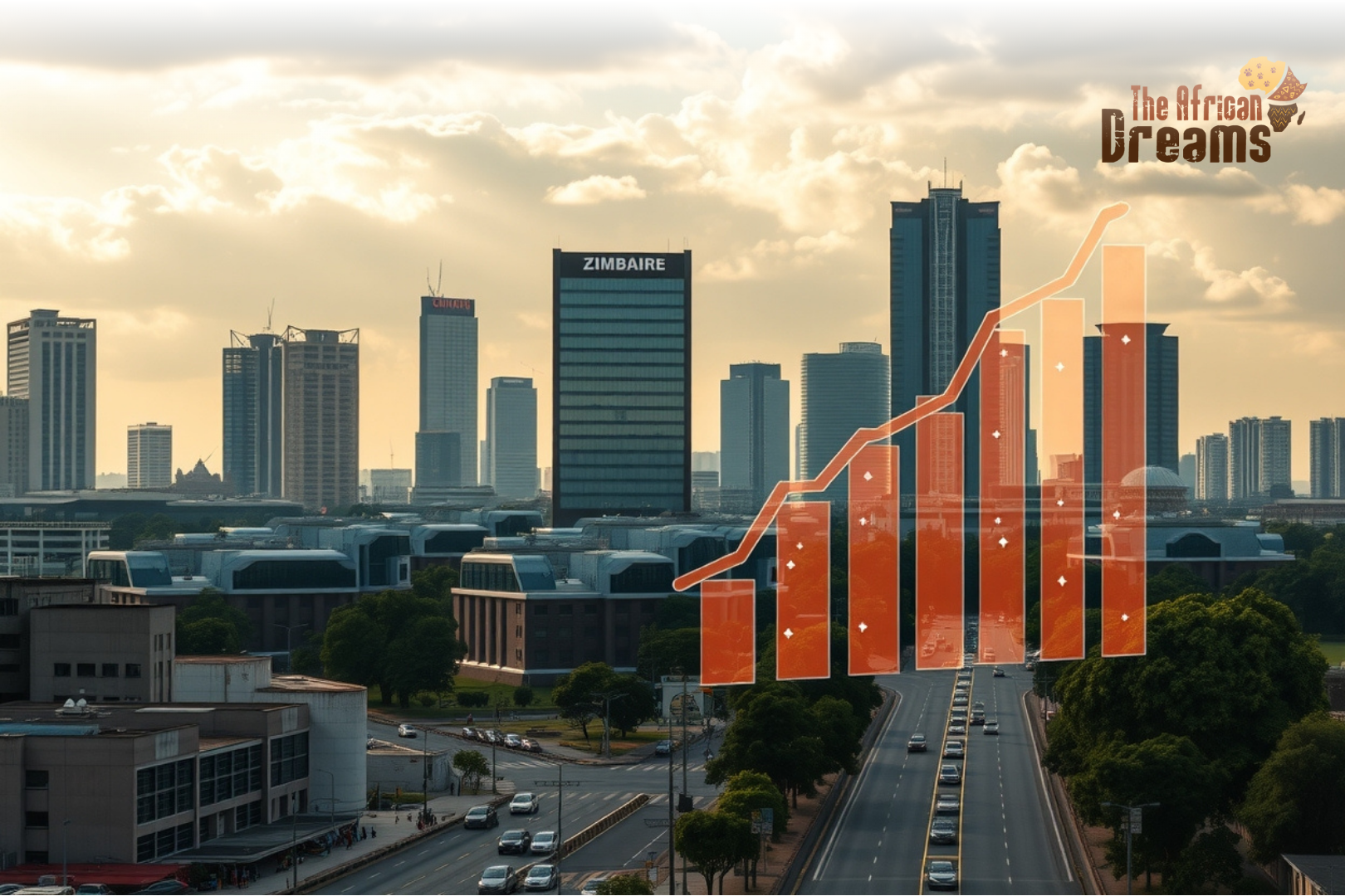 Top 5 Investment Management Companies Harare city skyline symbolizing investment opportunities in Zimbabwe with focus on finance, wealth management, and economic growth