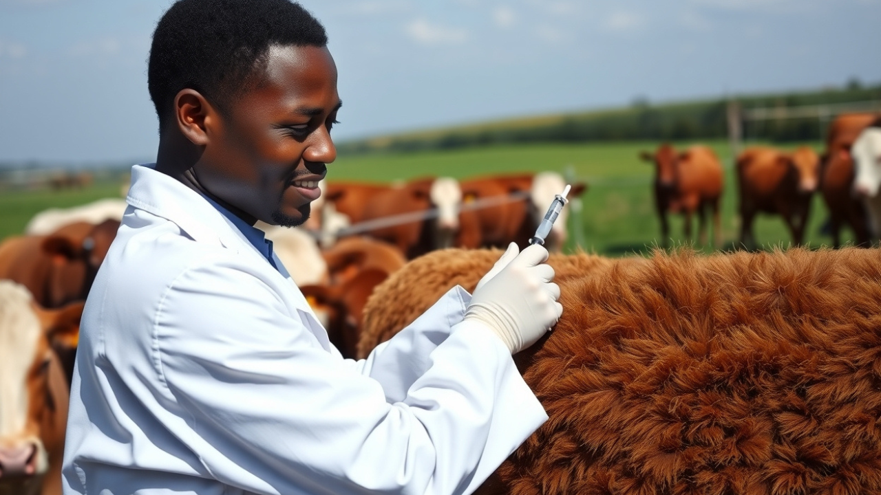 a doctor is given treatment to cow.png