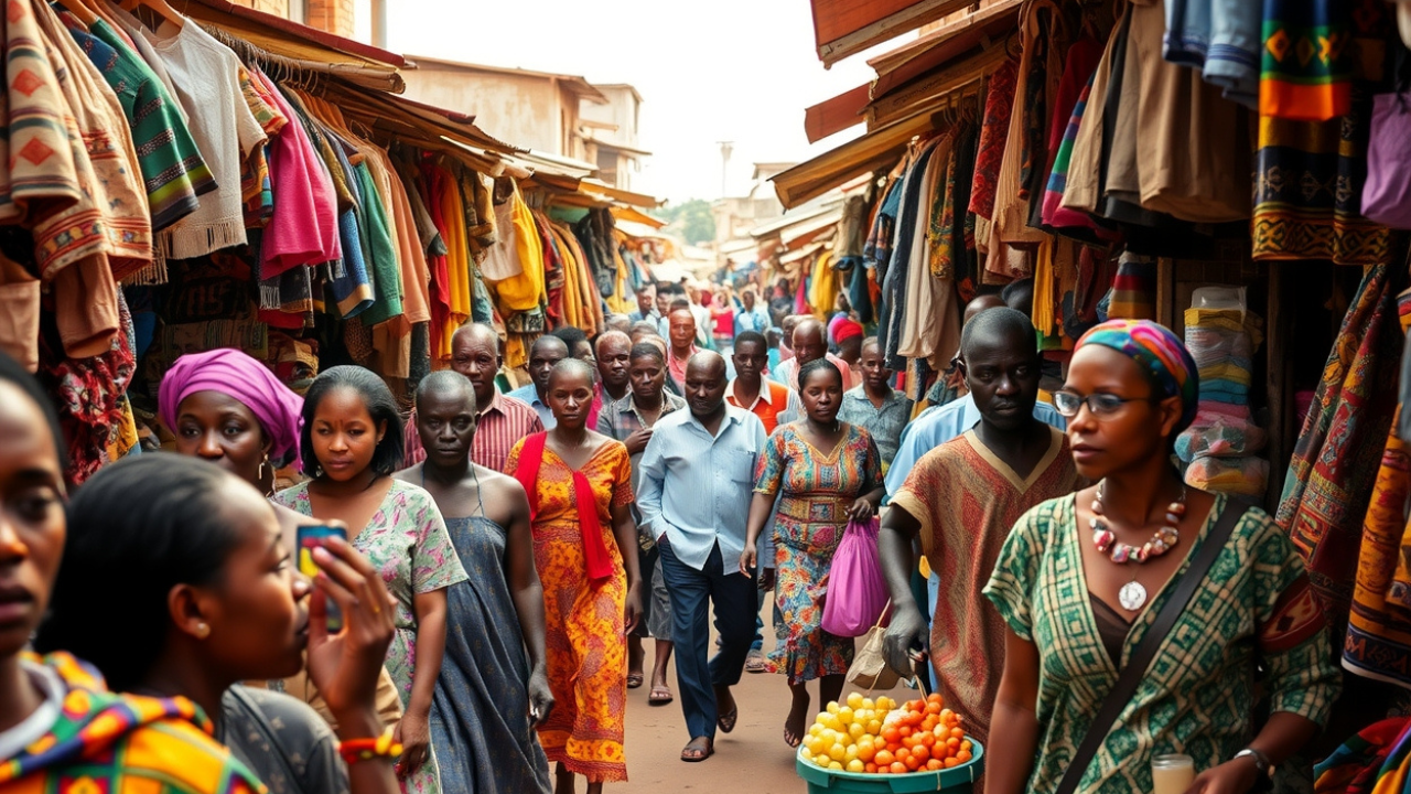 covid in africa market place
