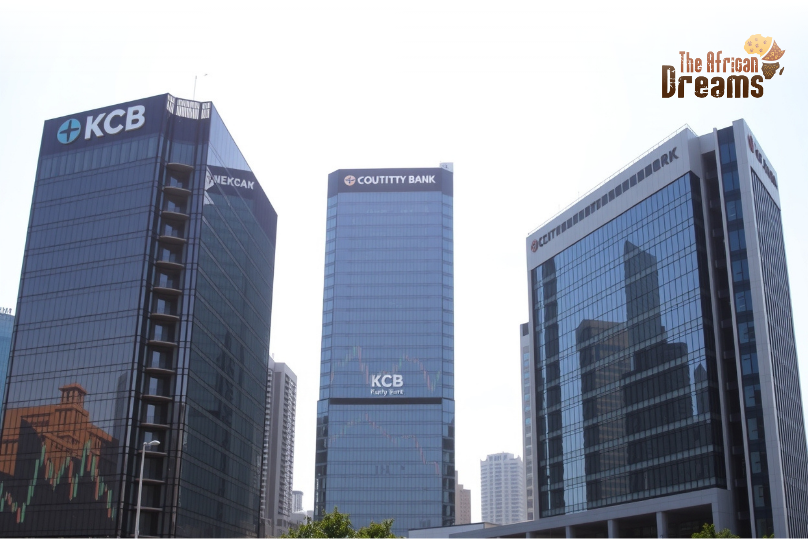 African Dreams Cover Image (68) Skyline of Nairobi featuring major Kenyan bank headquarters representing the country’s financial sector and challenges with non-performing loans
