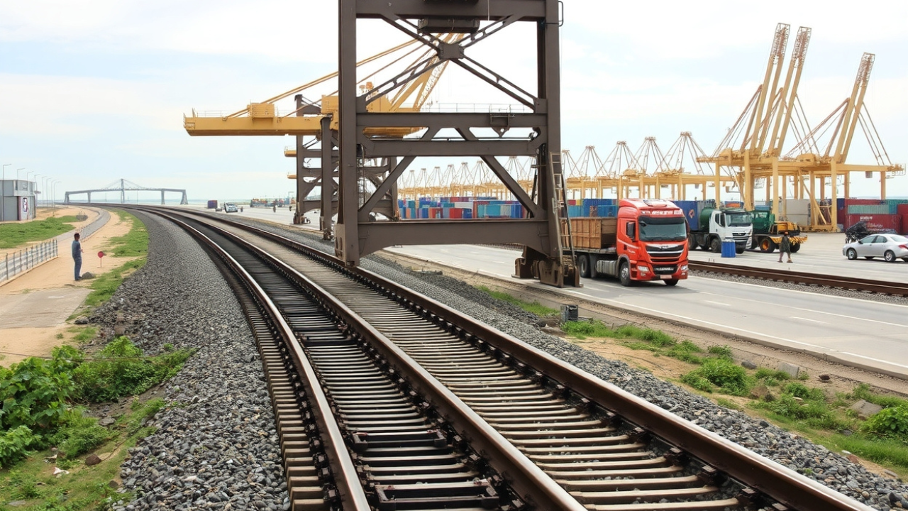  An illustration of infrastructure development