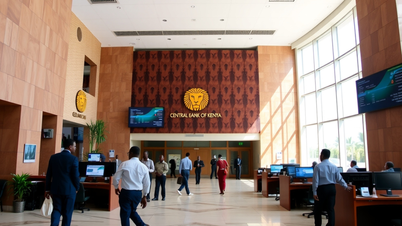  Inside of the Central Bank of Kenya