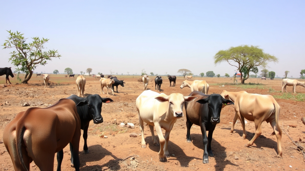 Degraded pasturelands 