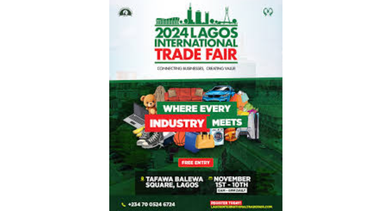 Flyer for the Lagos International Trade Fair 2024