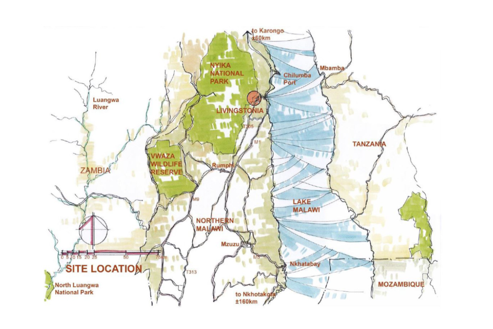 Map of the site location2
