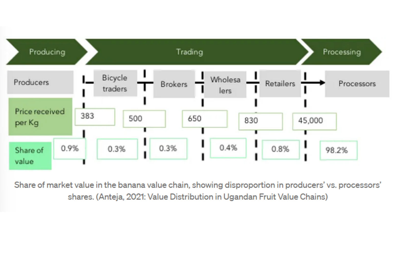 Middlemen Dominated the Supply Chain:
