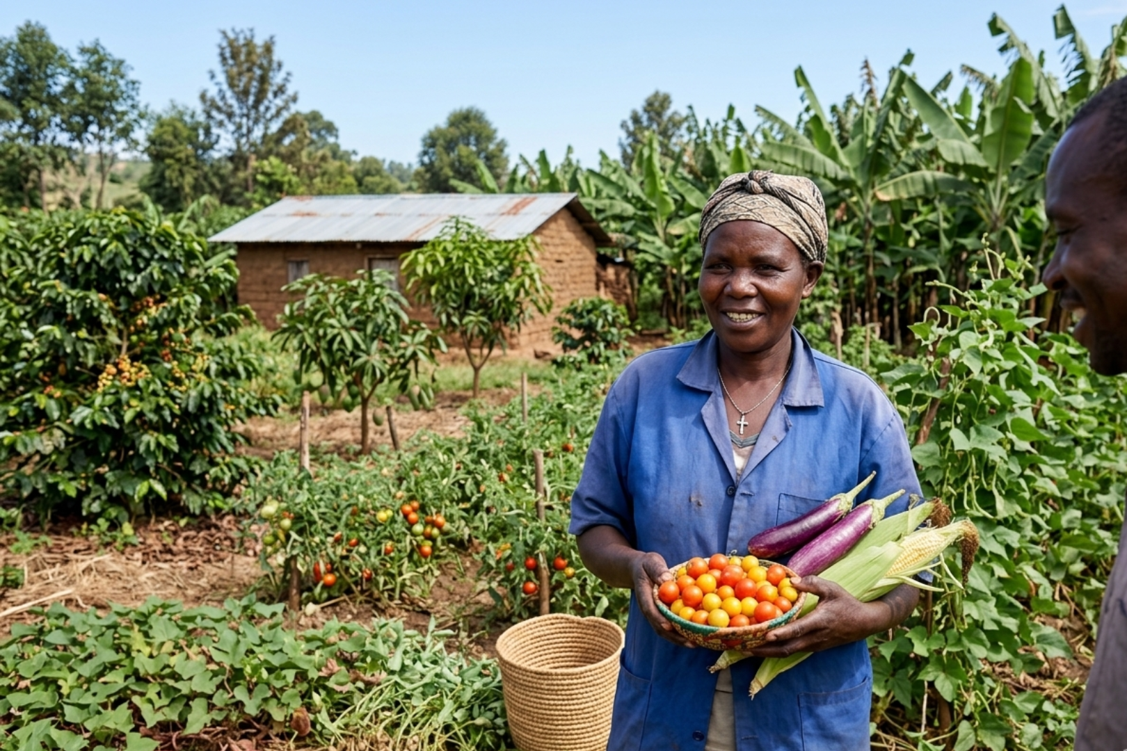 a-woman-farmer-is-holding-vegetable