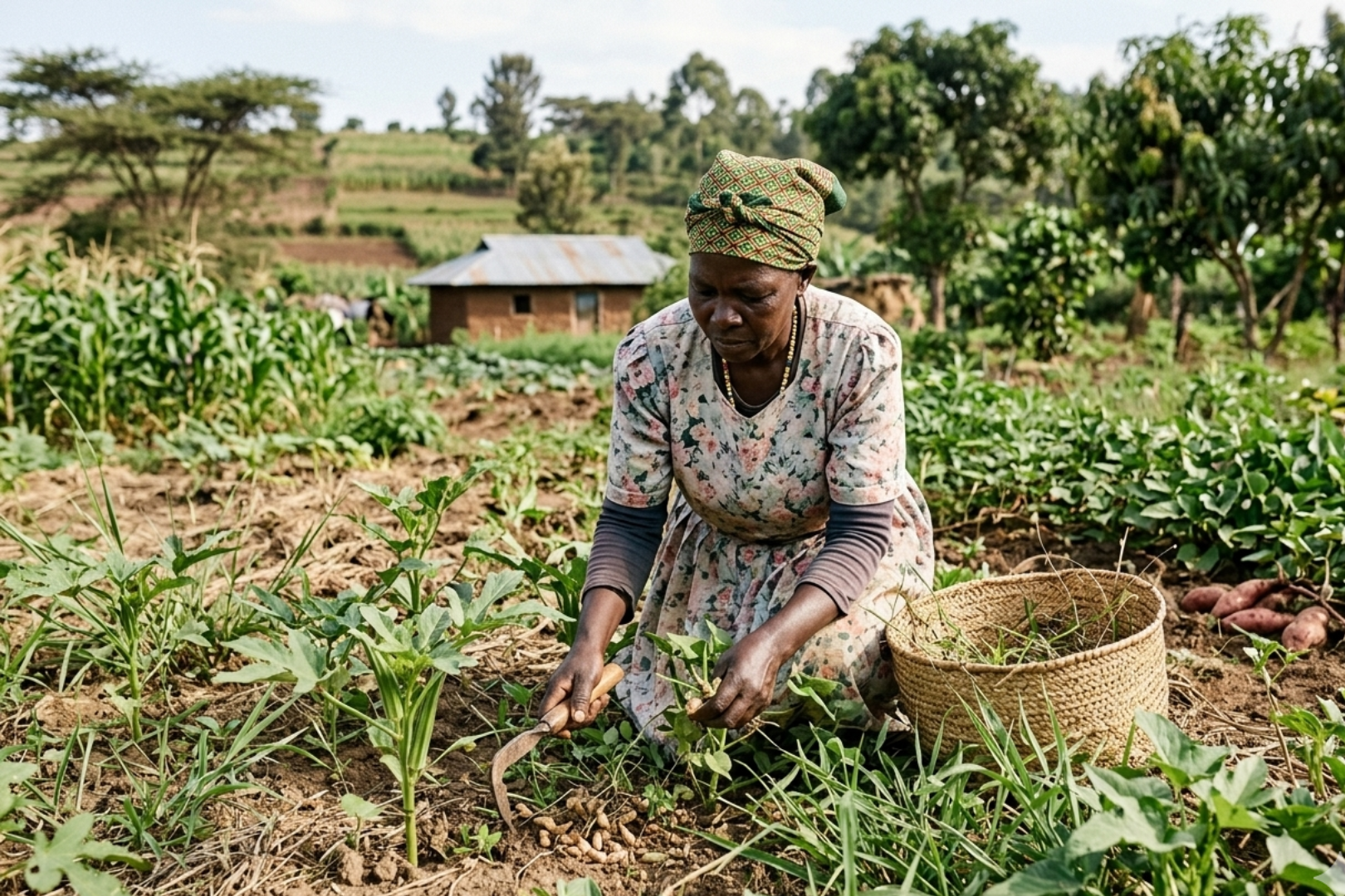 a-woman-is-working-on-a-land