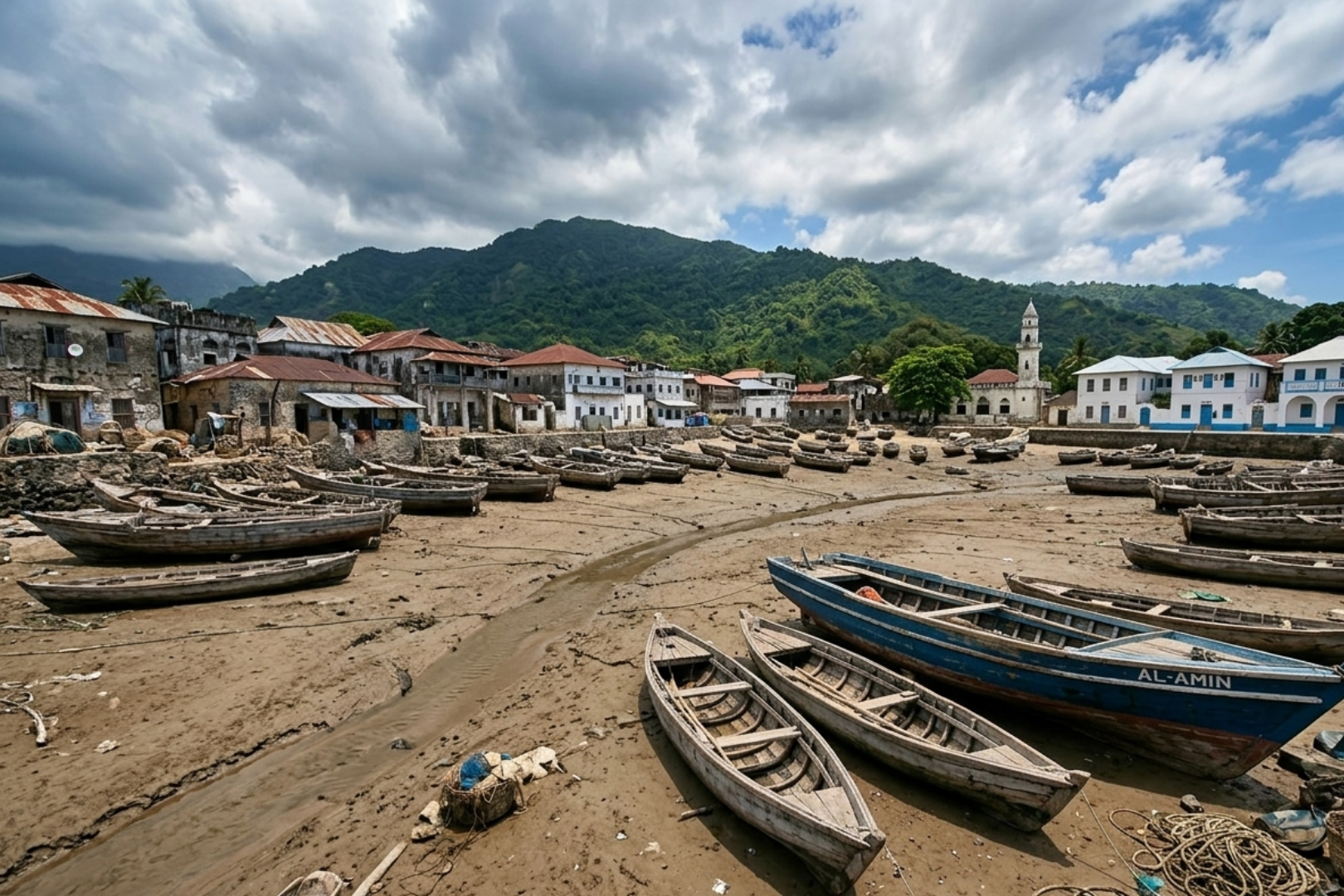 The old port of Moroni, Grand Comoros, Union of the Comoros