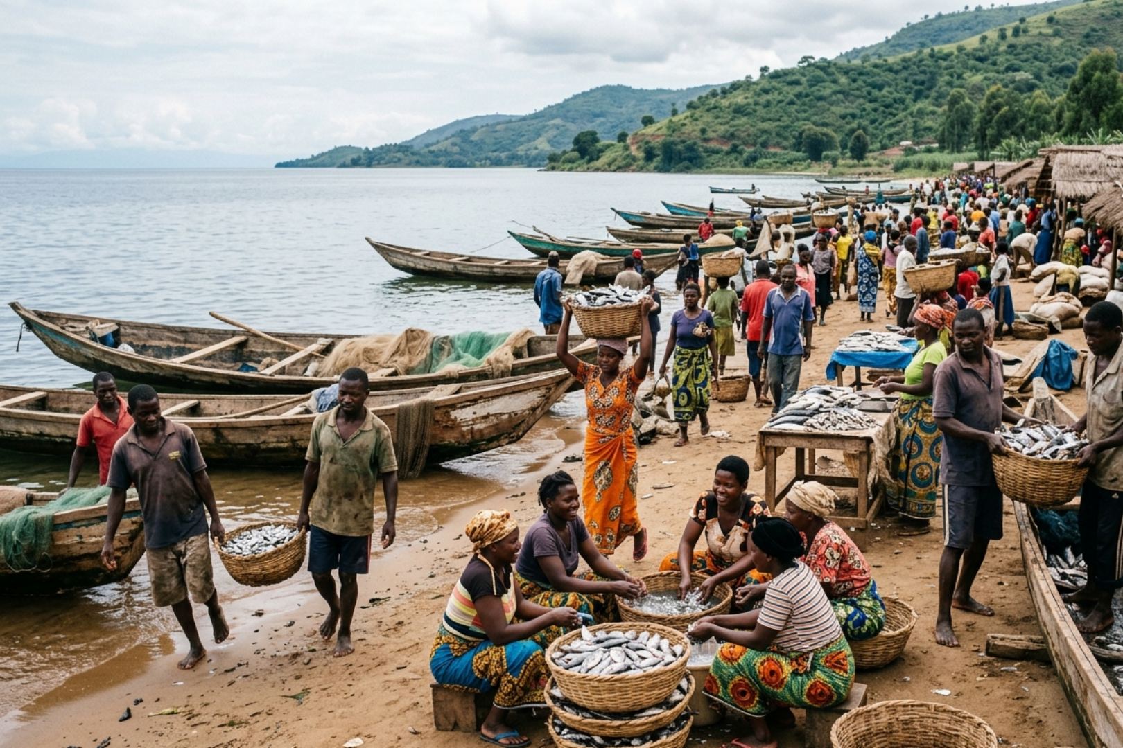 Burundi's fishing market