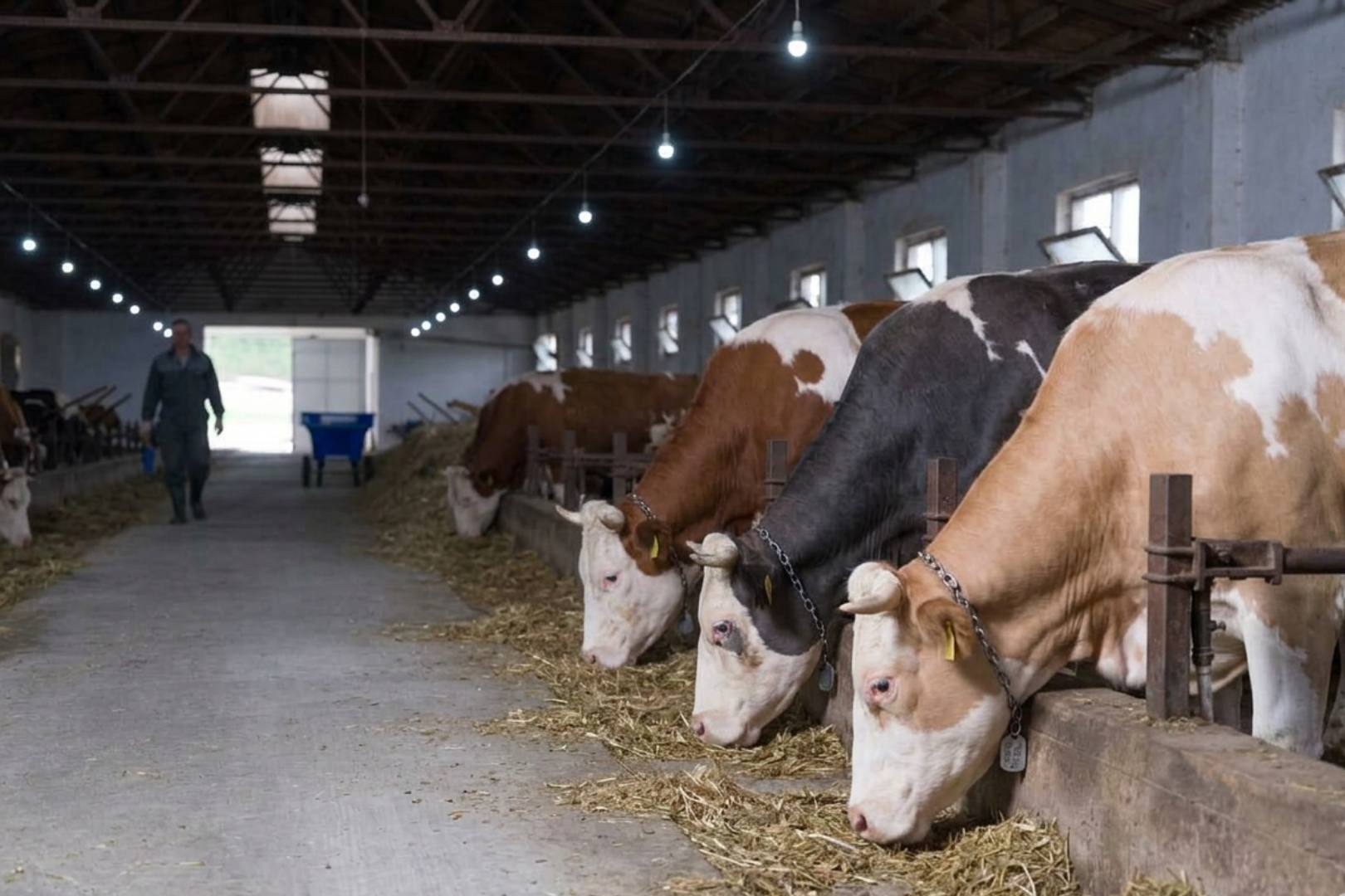 cows are in farm