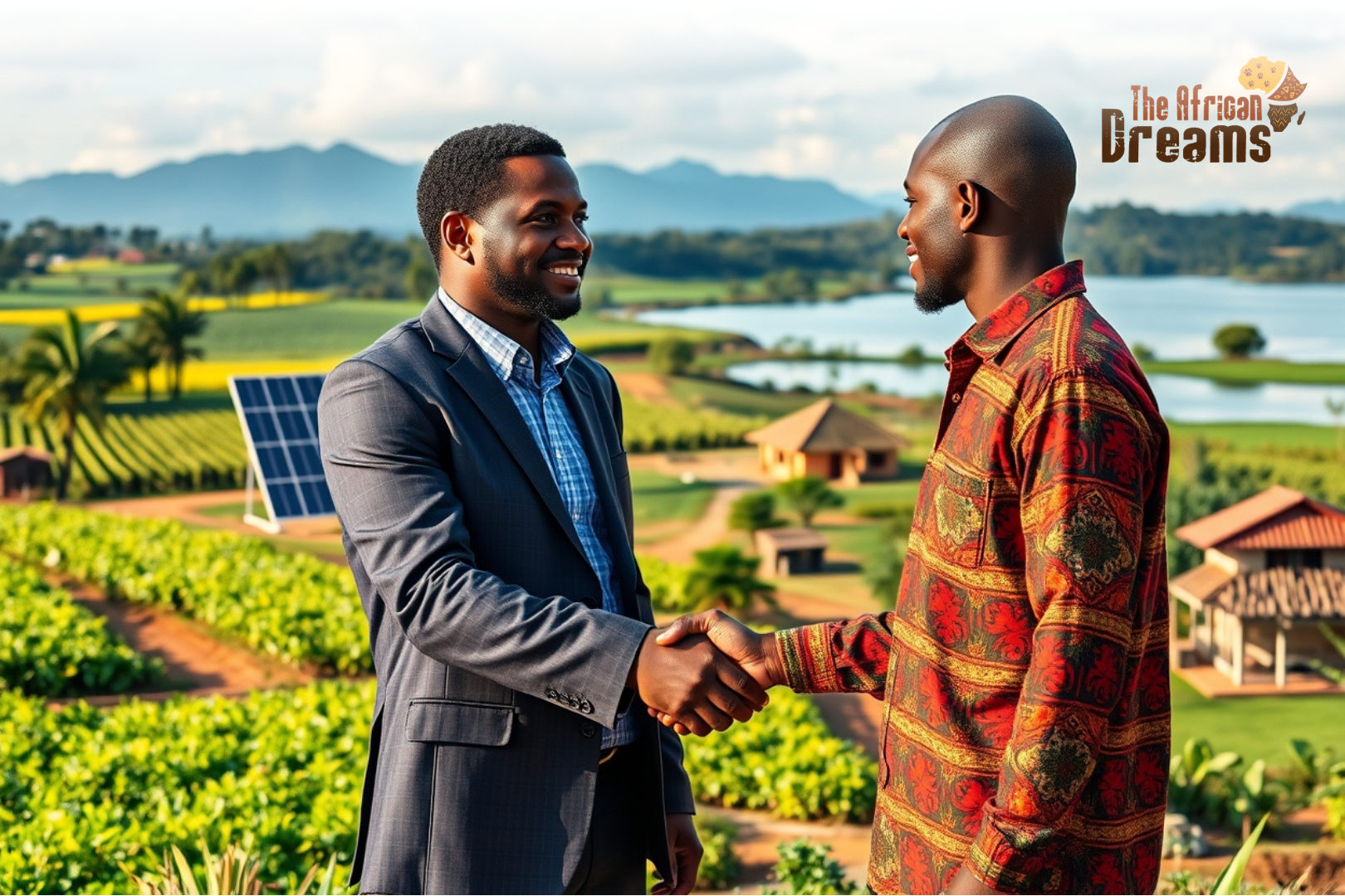 two men are discussing about business